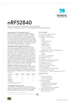 nRF52840 product brief Capture